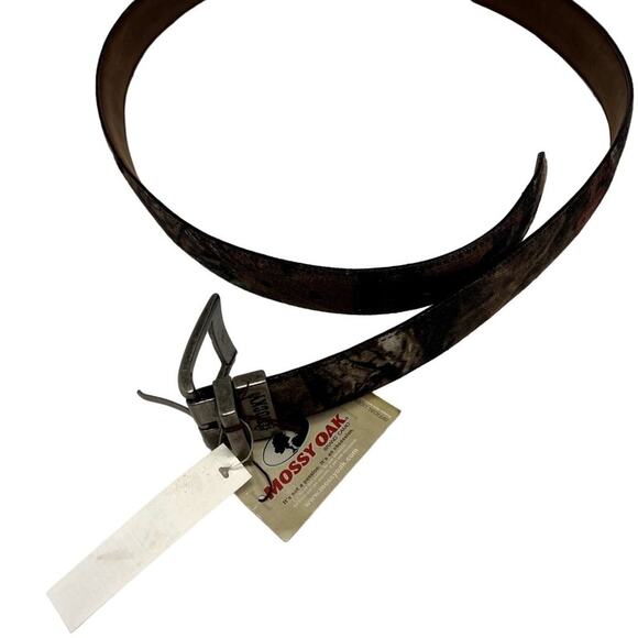 Mossy Oak Belt Belts Camouflage Reversible 44 Hunting NWT - Picture 2 of 8